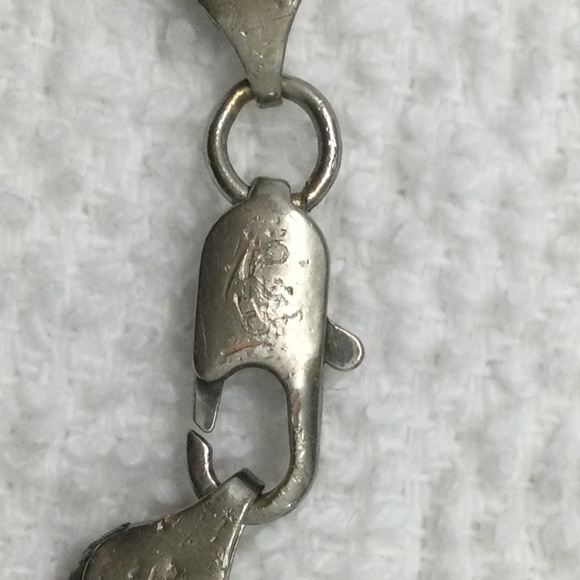 VINTAGE 925 Sterling Silver Unisex Bracelet ❤️ - Picture 3 of 8